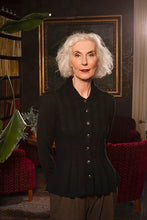 Load image into Gallery viewer, Emmy The Screen Siren Cardigan- Black wool