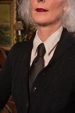 Load image into Gallery viewer, Emmy The Screen Siren Cardigan- Black wool