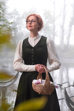 Load image into Gallery viewer, Emmy The Suit Up Waistcoat- Forest green cord