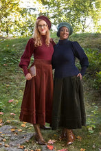 Load image into Gallery viewer, Emmy The Edwardian Cycling Sweater Navy melange wool