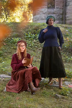 Load image into Gallery viewer, Emmy The Edwardian Cycling Sweater Navy melange wool