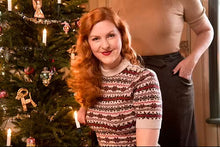 Load image into Gallery viewer, Emmy The Fairest Knit Top Holiday wool
