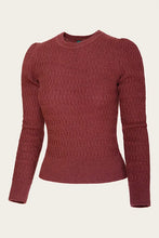 Load image into Gallery viewer, Emmy The All Round Sweater-Rust wool