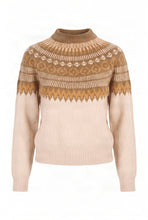 Load image into Gallery viewer, Komodo FAIR Isle Lambswool Jumper - Sand