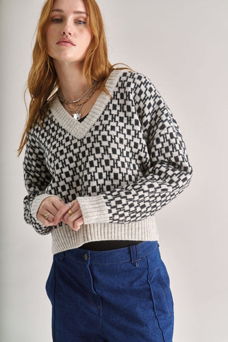 Komodo Effie Lambswool Jumper - Charcoal