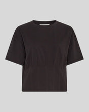 Load image into Gallery viewer, Black t-shirt on a light gray background