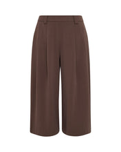 Load image into Gallery viewer, Brown wide-leg pants on a white background
