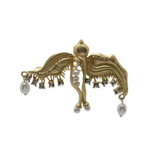 Load image into Gallery viewer, WOS Mira brooch gold