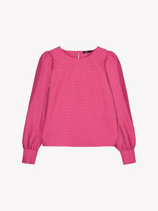 Nanso Reliefi blus rosa