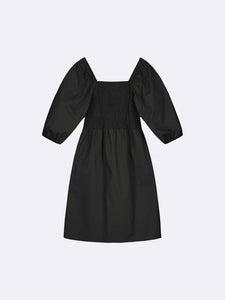 Nanso Luisa svart / orange klänning kort