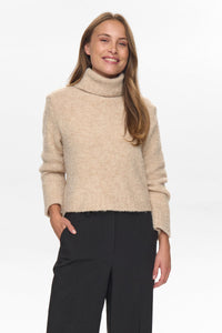 Nümph Nuwilla cropped pullover birch