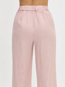 Nanso Saari linnebyxa culott rosa