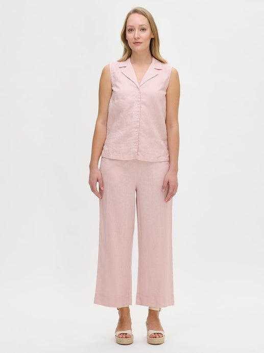 Nanso Saari linnebyxa culott rosa
