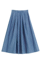 Load image into Gallery viewer, Louche Pasadena flower skirt- blue