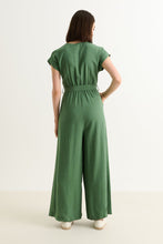 Load image into Gallery viewer, Louche Phoenix Jumpsuit linnetyg grön