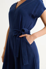 Load image into Gallery viewer, Louche Phoenix Jumpsuit linnetyg navy