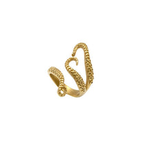 Load image into Gallery viewer, WOS Payton ring gold octopus