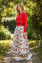 Load image into Gallery viewer, Louche Pasadena jaquard skirt-butterflies