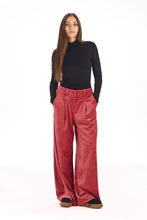 Load image into Gallery viewer, Komodo SOFIA Organic Cotton Velvet Trousers - Rose