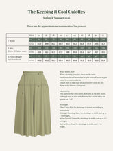 Load image into Gallery viewer, Emmy The Keeping it Cool Culottes Skirt Red art deco