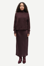 Load image into Gallery viewer, Samsoe Samsoe Saagneta skirt maxi fudge