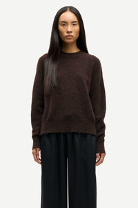 Samsoe Samsoe Anour o-neck black coffee