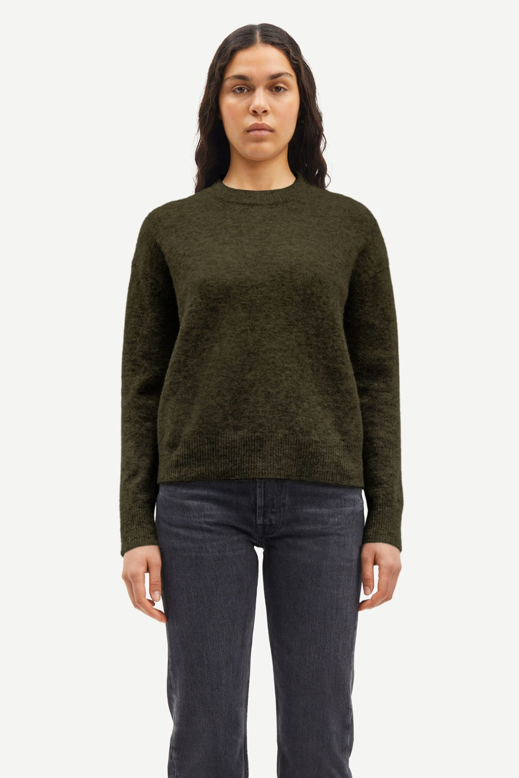Samsoe Samsoe Anour o-neck forest green