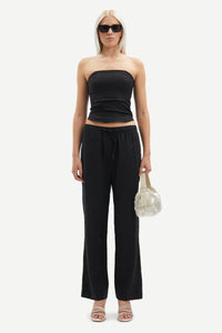 Samsoe Samsoe Hoys string trousers black
