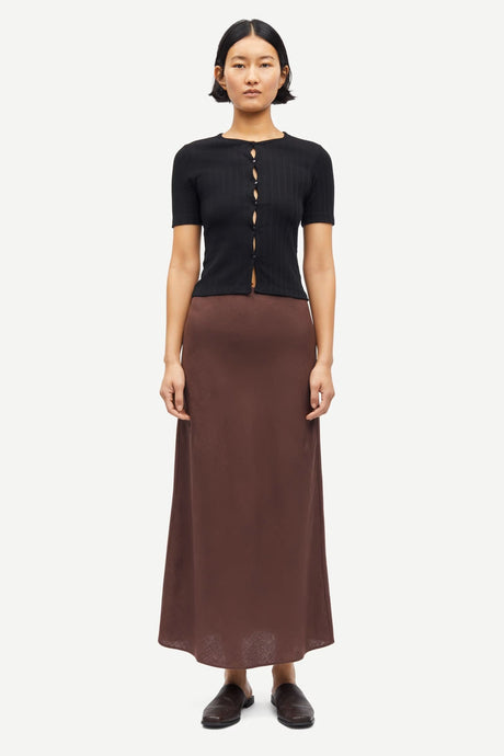 Samsoe Samsoe Saagneta long skirt french roast
