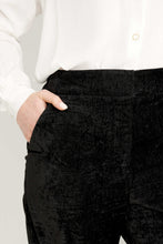 Load image into Gallery viewer, Louche Tilde velvet trousers- Black