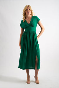 Louche Unity dress green