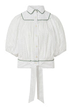 Load image into Gallery viewer, Komodo Magic blouse white embroidery