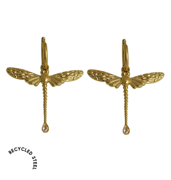 WOS Ellie earrings small gold