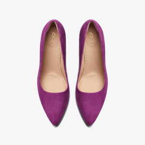Clarks Lana Rae Purple suede - kunigunda.se