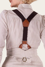 Load image into Gallery viewer, Emmy the Sassy suspenders- Brown