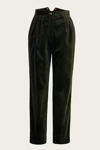Emmy The Hepper Hepburn Slacks- Forest green cord