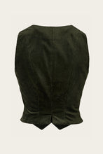 Load image into Gallery viewer, Emmy The Suit Up Waistcoat- Forest green cord