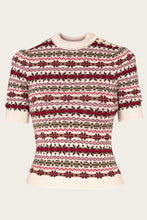 Load image into Gallery viewer, Emmy The Fairest Knit Top Holiday wool