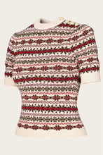 Load image into Gallery viewer, Emmy The Fairest Knit Top Holiday wool