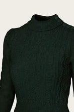 Load image into Gallery viewer, Emmy The Ice Skater Hunter green cashmere blend