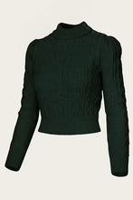 Load image into Gallery viewer, Emmy The Ice Skater Hunter green cashmere blend