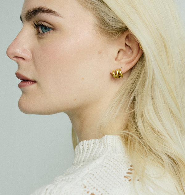 Wos Fanny earrings Silver/Gold