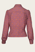 Load image into Gallery viewer, Emmy The Spectacular Spearpoint Shirt- Heather pheasant print