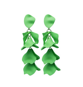 WOS Flake Green earrings