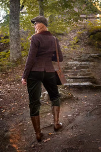 Emmy The Hepper Hepburn Slacks- Forest green cord