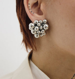 WOS Manilla earrings silver