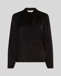 MSCH Copenhagen Blakey Maluca wrap top black