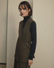 Load image into Gallery viewer, MSCH Copenhagen Cabrie Waistcoat- Forest night
