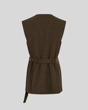 Load image into Gallery viewer, MSCH Copenhagen Cabrie Waistcoat- Forest night