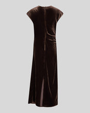 Load image into Gallery viewer, MSCH Copenhagen Eila Dress brown velvet